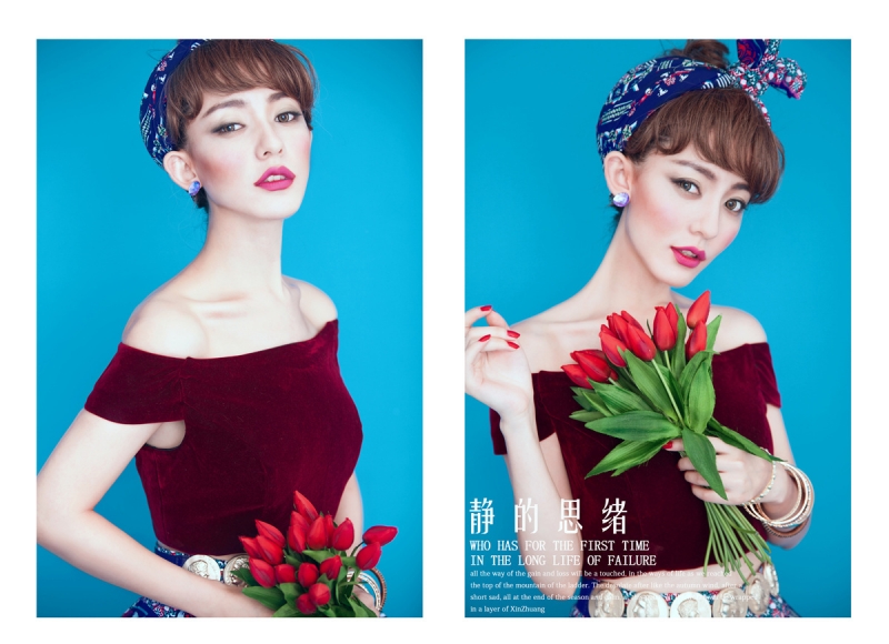 优雅美女香肩美腿性感迷人美图