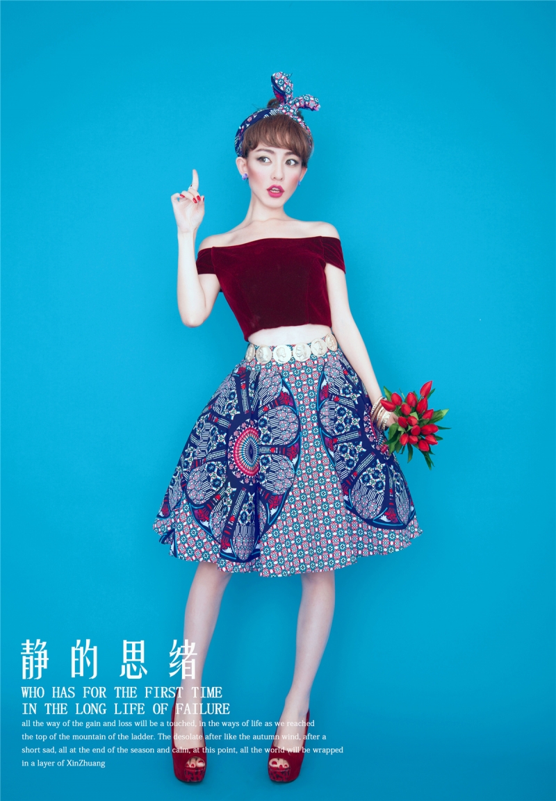 优雅美女香肩美腿性感迷人美图