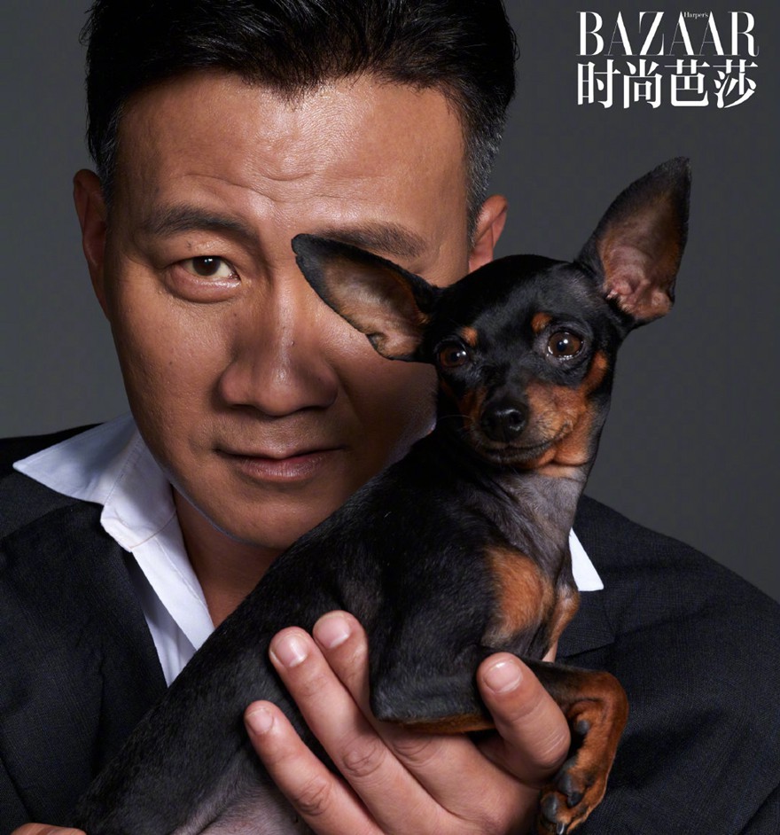 张若昀胡军时尚芭莎角色故事感大片荷尔蒙爆棚
