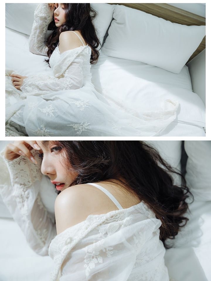 床上美女香肩美腿极品销魂热图