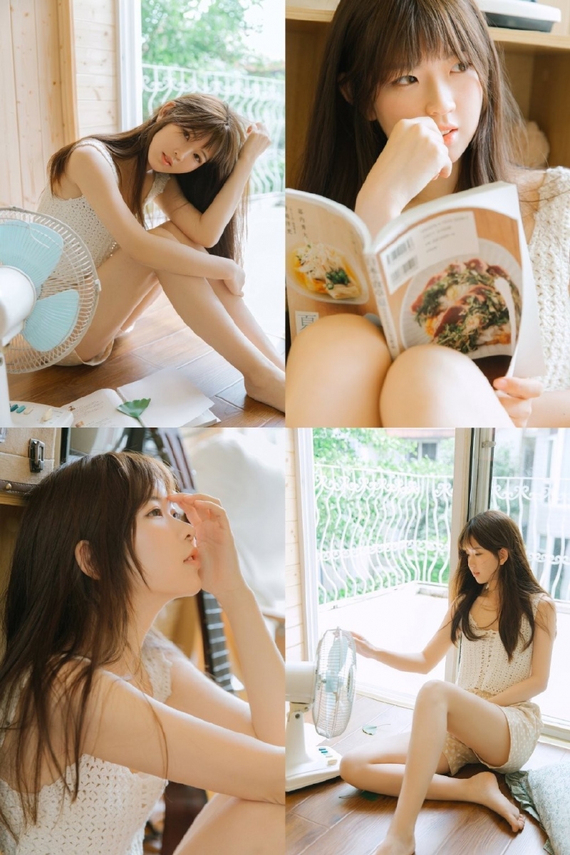 长腿妹妹长发飘飘清凉写真摄影