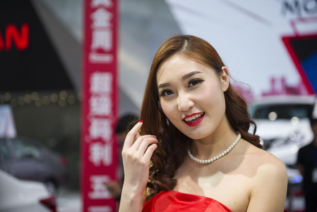 妖娆女郎车展千娇百媚私拍