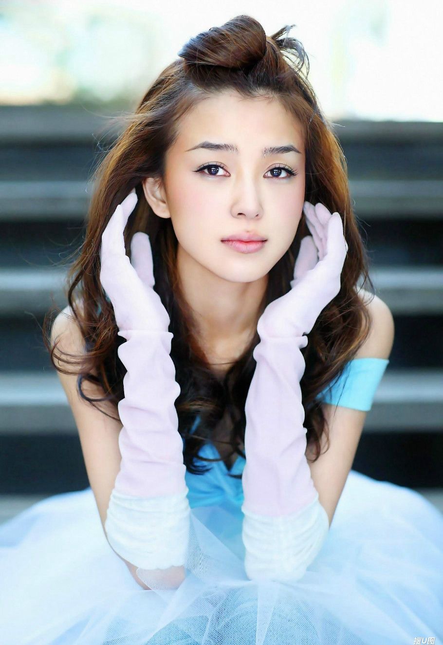 日本美女飞腾斋蓬蓬纱裙清纯唯美摄影写真