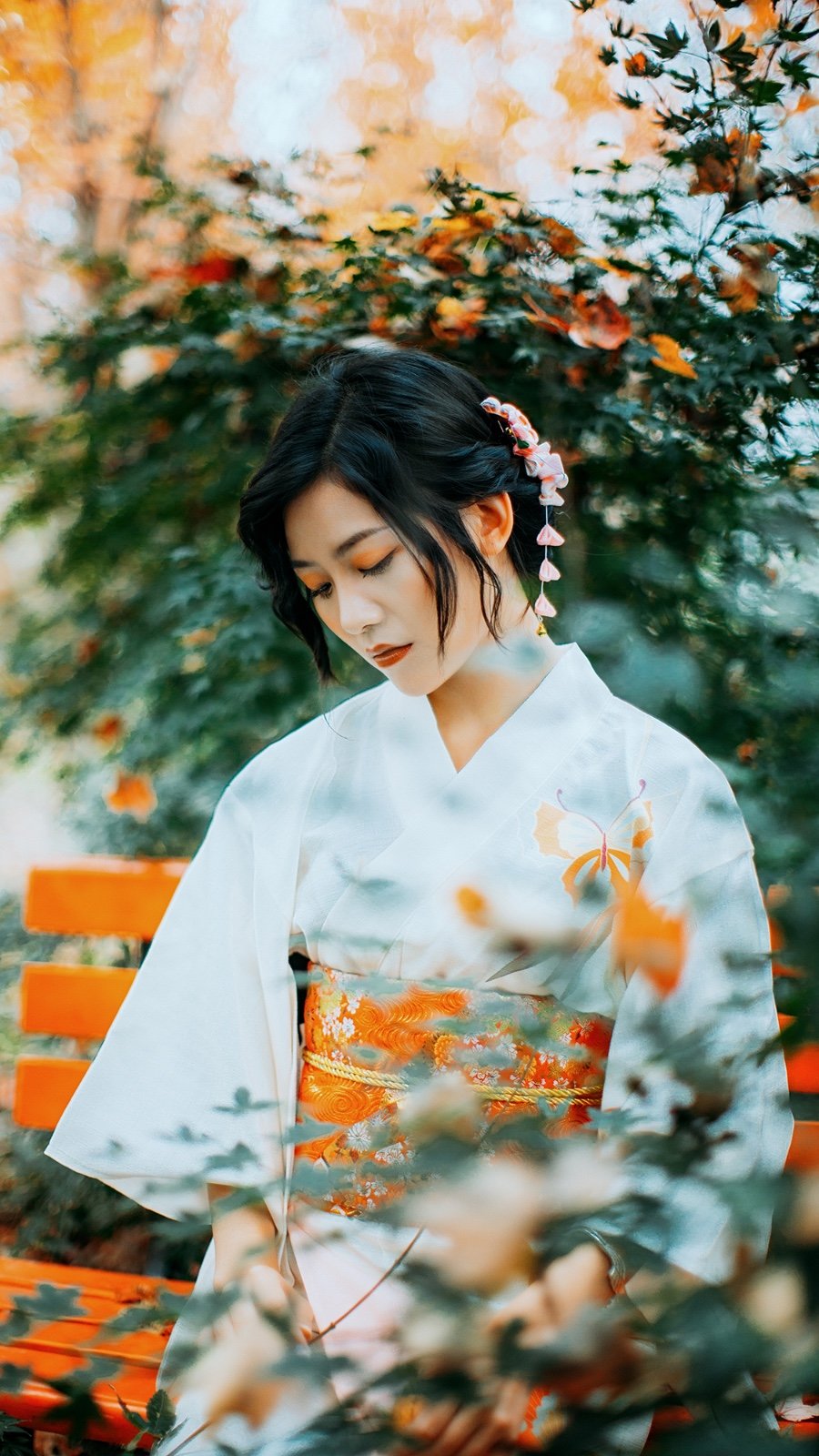 气质优雅迷人的大家闺秀森系阳光唯美养眼写真摄影图片