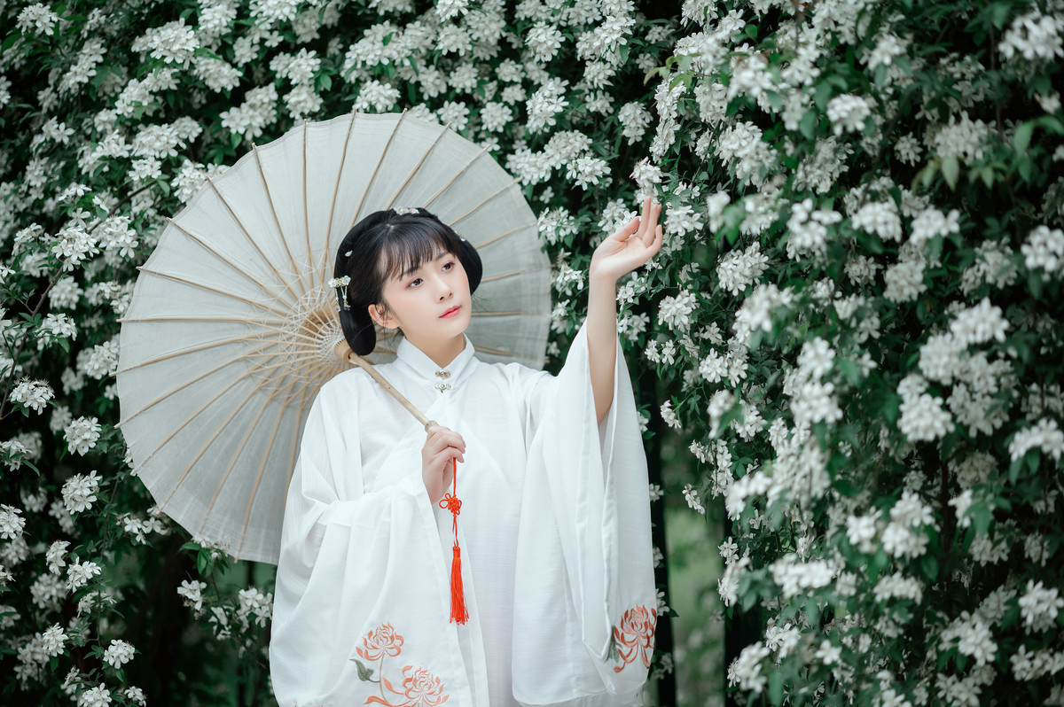 气质淡雅端庄的大家闺秀端庄大气唯美古风摄影图片