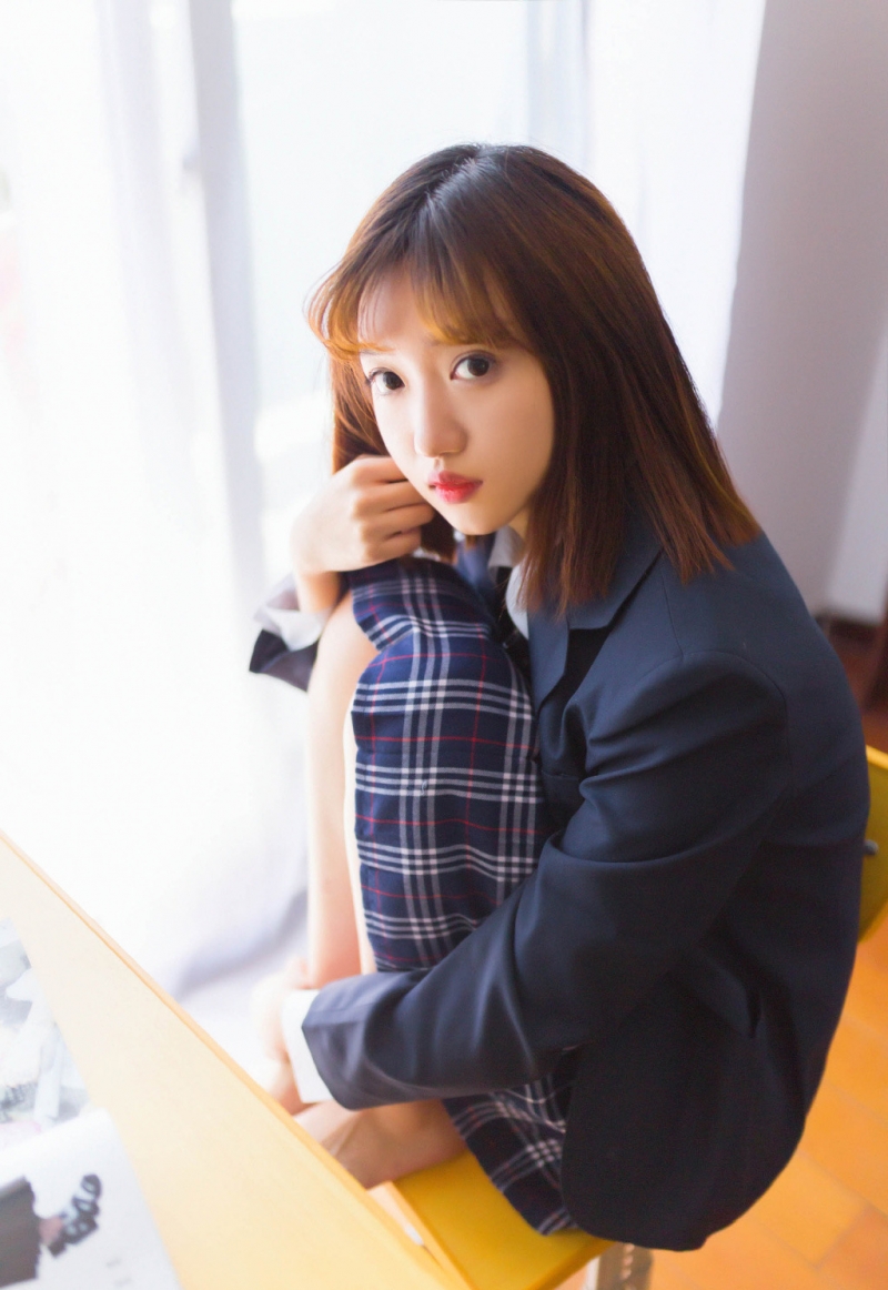 JK制服美女学生妹清纯动人精选图片