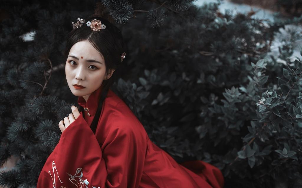 容颜倾城的古装美女清纯唯美古风美女