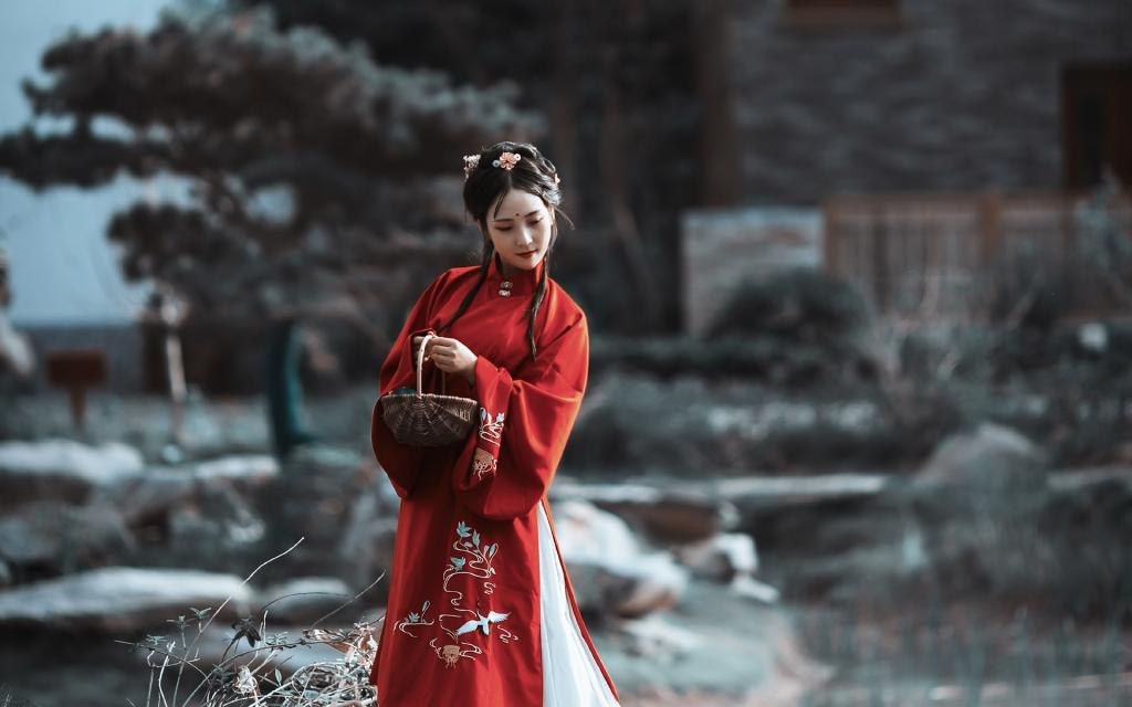 容颜倾城的古装美女清纯唯美古风美女