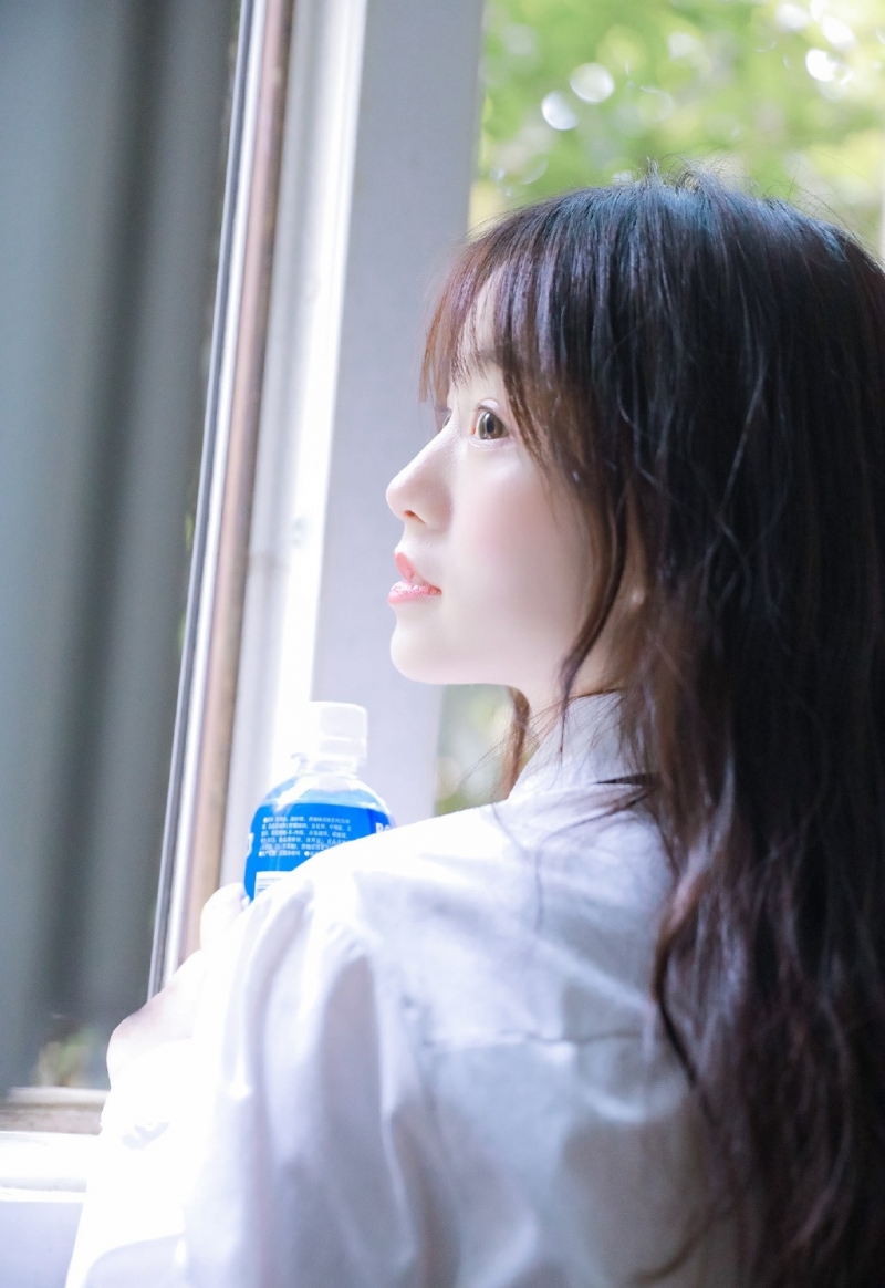 JK制服学生妹清纯俏丽女生图片