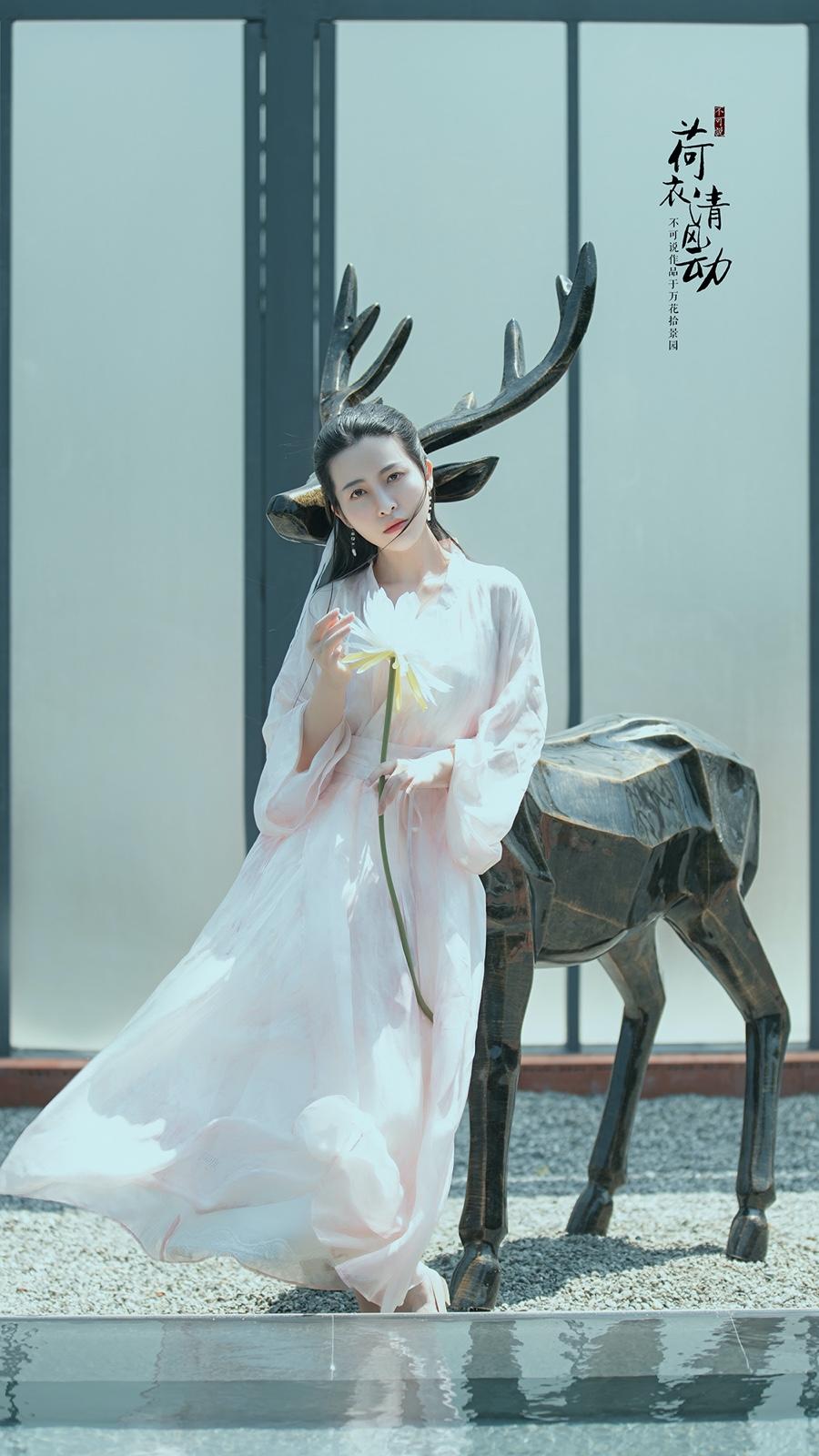 纤尘不染的古装佳人唯美古风图片