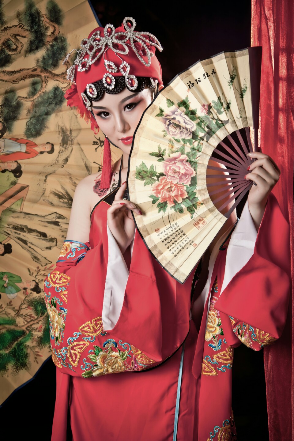 性感古装肚兜美女