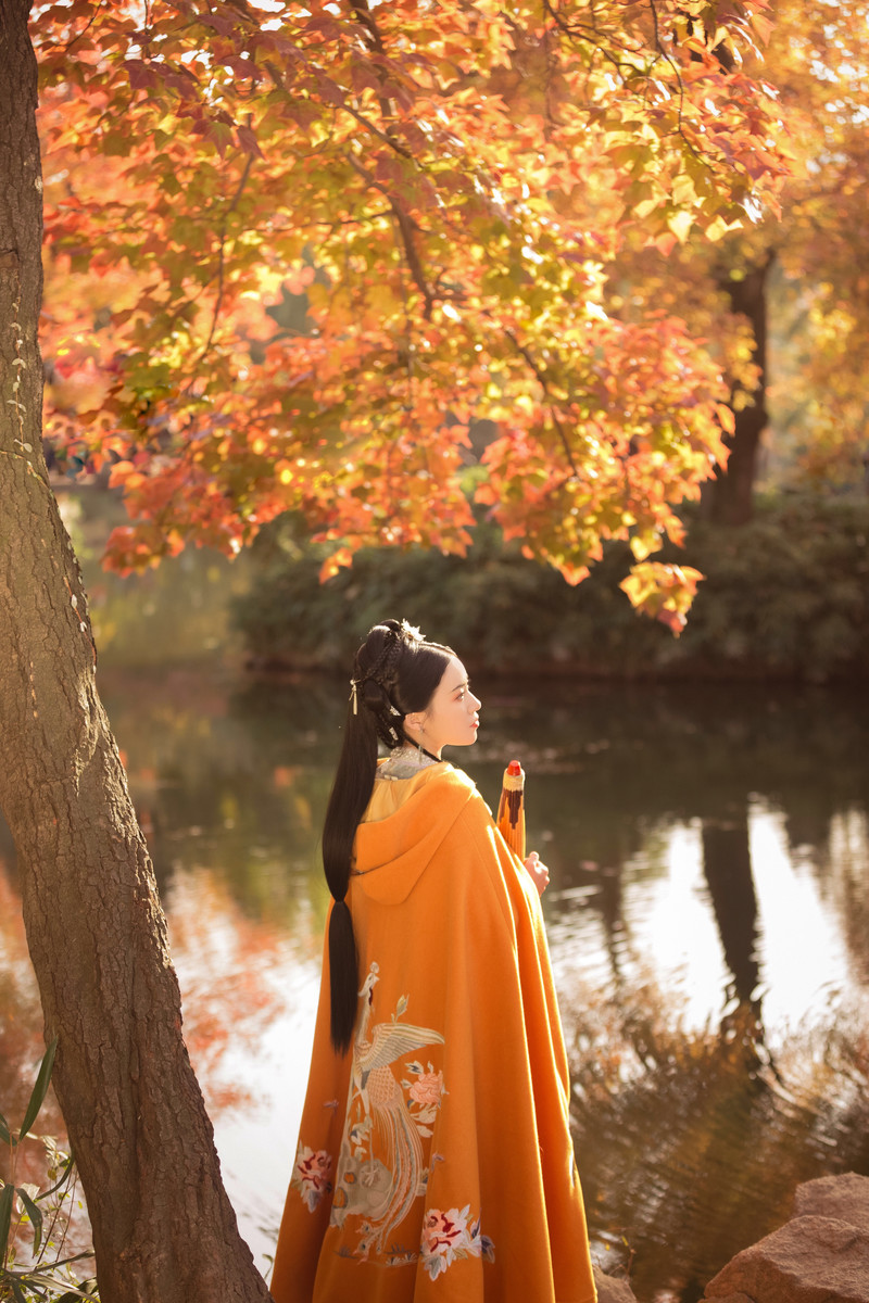 温柔娴淑的汉服美女气质纤尘不染唯美古风图片