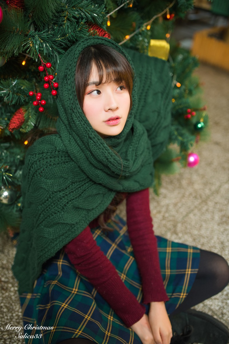 长发刘海美女皮肤超好