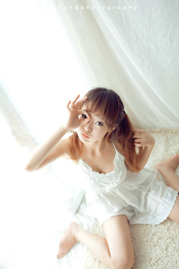 女孩室内写真 打造休闲小清新风