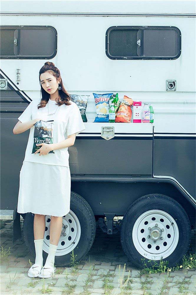 夏天王紫璇小清新写真 九头身美女文艺十足